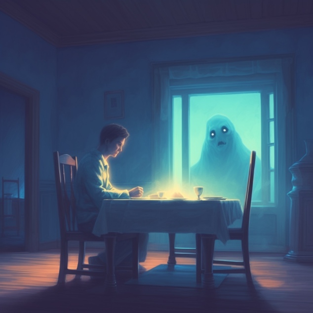 Illustration of the emotional impact of being ghosted in modern dating